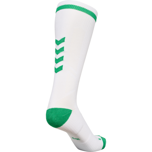 ELITE INDOOR SOCK HIGH, WHITE/JELLY BEAN ELITE INDOOR SOCK HIGH, WHITE/JELLY BEAN, packshot
