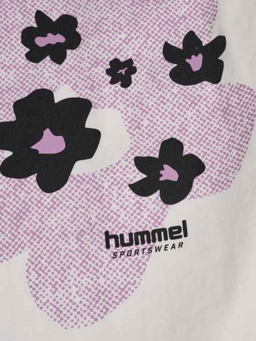 hmlJR LOOSE T-SHIRT S/S STADIUM, BLANC DE BLANC hmlJR LOOSE T-SHIRT S/S STADIUM, BLANC DE BLANC, packshot
