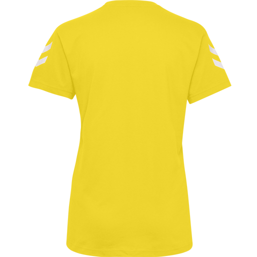 HMLGO COTTON T-SHIRT WOMAN S/S, SPORTS YELLOW, packshot