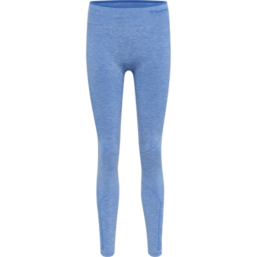 hmlMT UNA SEAMLESS MID WAIST TIGHTS, MARINA MELANGE, packshot