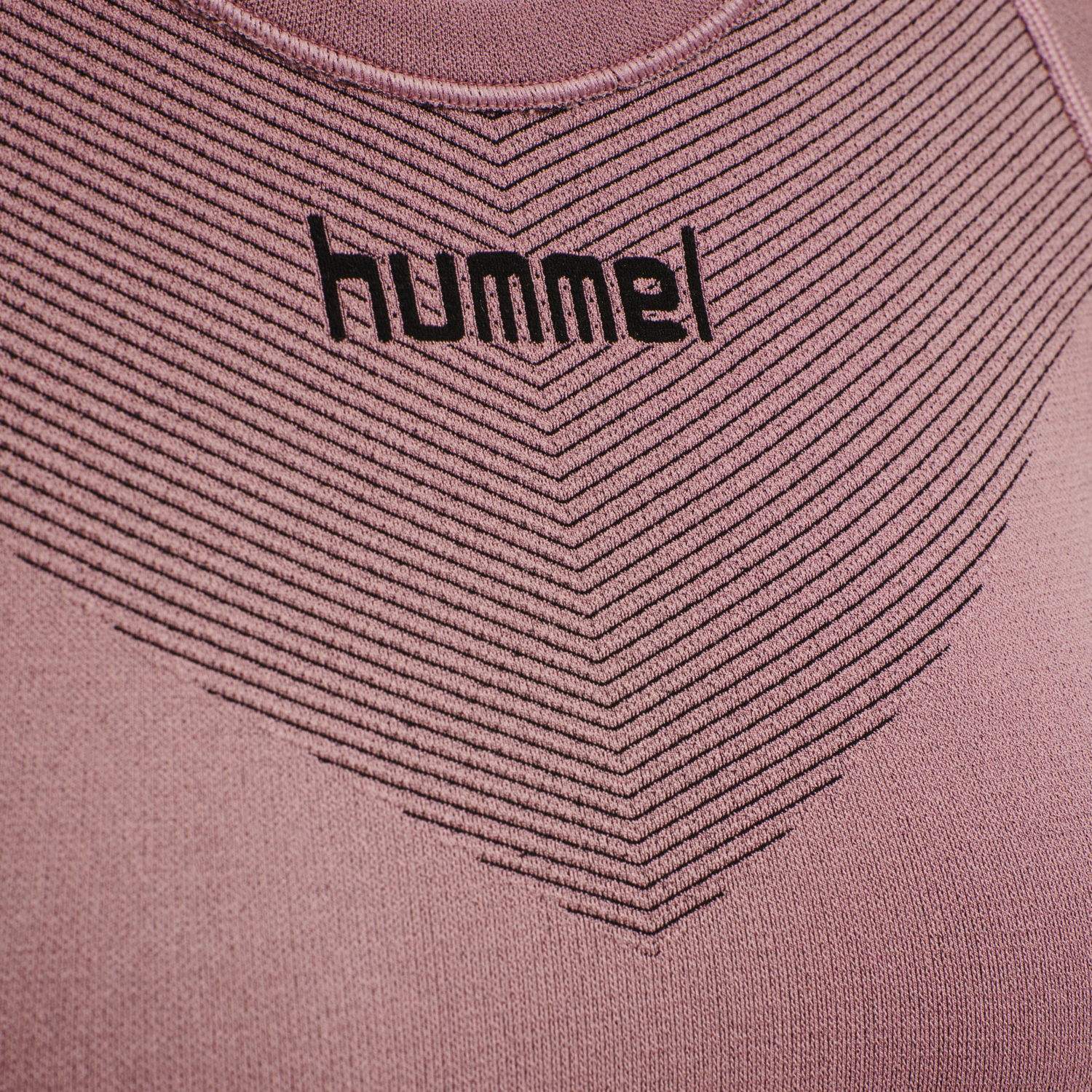 HUMMEL FIRST SEAMLESS JERSEY S/S WOMAN, DUSTY ROSE, packshot