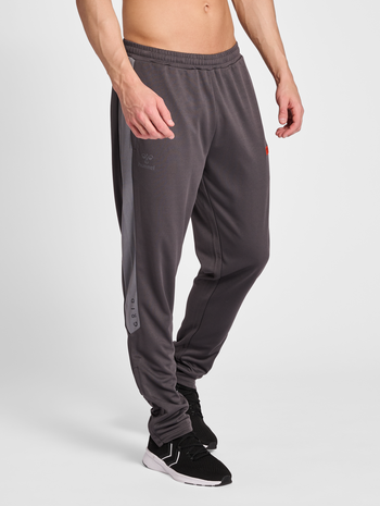 hmlPRO GRID POLY PANTS, FORGED IRON, model