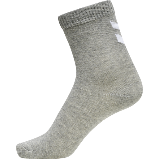 hmlMAKE MY DAY SOCK 5-PACK, GREY MELANGE hmlMAKE MY DAY SOCK 5-PACK, GREY MELANGE, packshot