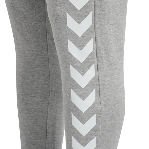 hmlRAY 2.0 TAPERED PANTS, GREY MELANGE, packshot