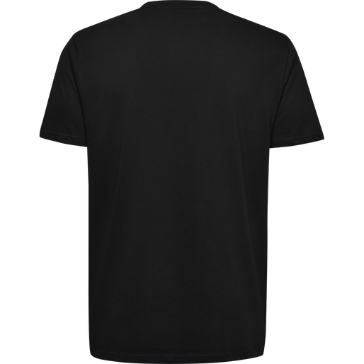 HUMMEL GO KIDS COTTON LOGO T-SHIRT S/S, BLACK, packshot