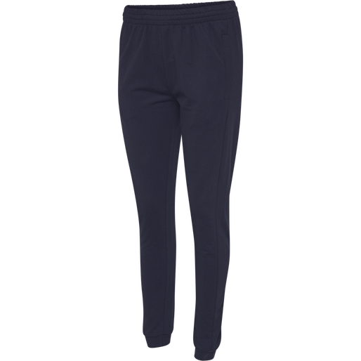 HUMMEL GO COTTON PANTS WOMAN, MARINE, packshot