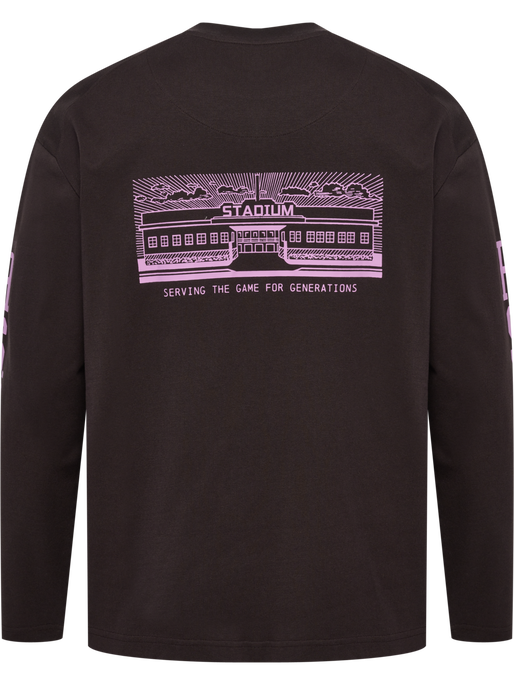 hmlLOOSE T-SHIRT L/S SW STADIUM, AFTER DARK hmlLOOSE T-SHIRT L/S SW STADIUM, AFTER DARK, packshot
