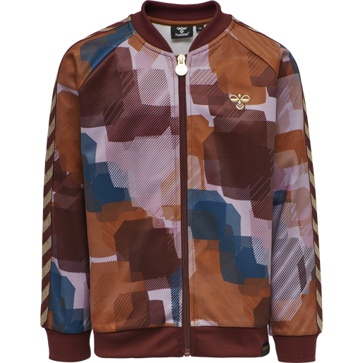 hmlBELISH ZIP JACKET, BOMBAY BROWN, packshot