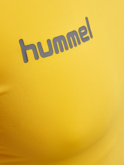 HUMMEL FIRST PERF LS JERSEY, SPORTS YELLOW, packshot