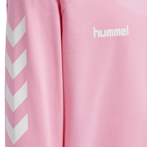 HUMMEL GO KIDS COTTON HOODIE, COTTON CANDY HUMMEL GO KIDS COTTON HOODIE, COTTON CANDY, packshot