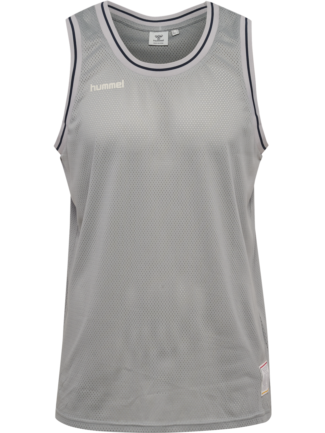 hmlWORLD 26 MESH TANK TOP, ULTIMATE GRAY, packshot