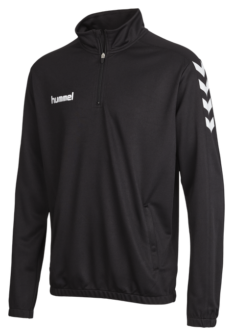 CORE 1/2 ZIP SWEAT, BLACK, packshot