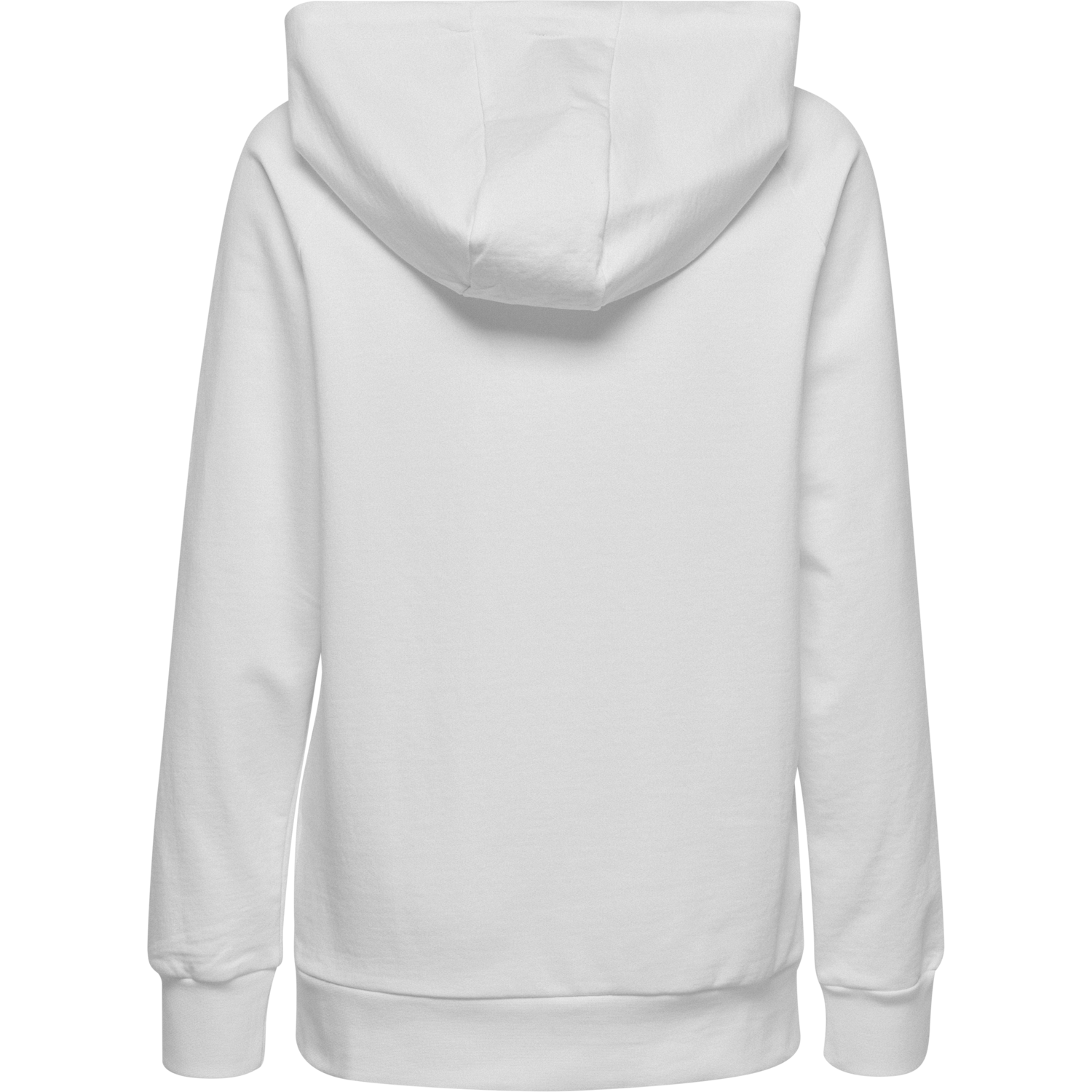 HUMMEL GO COTTON HOODIE WOMAN, WHITE, packshot