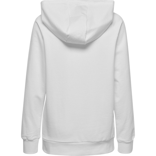 HUMMEL GO COTTON HOODIE WOMAN, WHITE, packshot