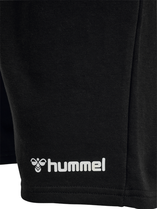 hmlMOVER COTTON BERMUDA SHORTS, BLACK, packshot