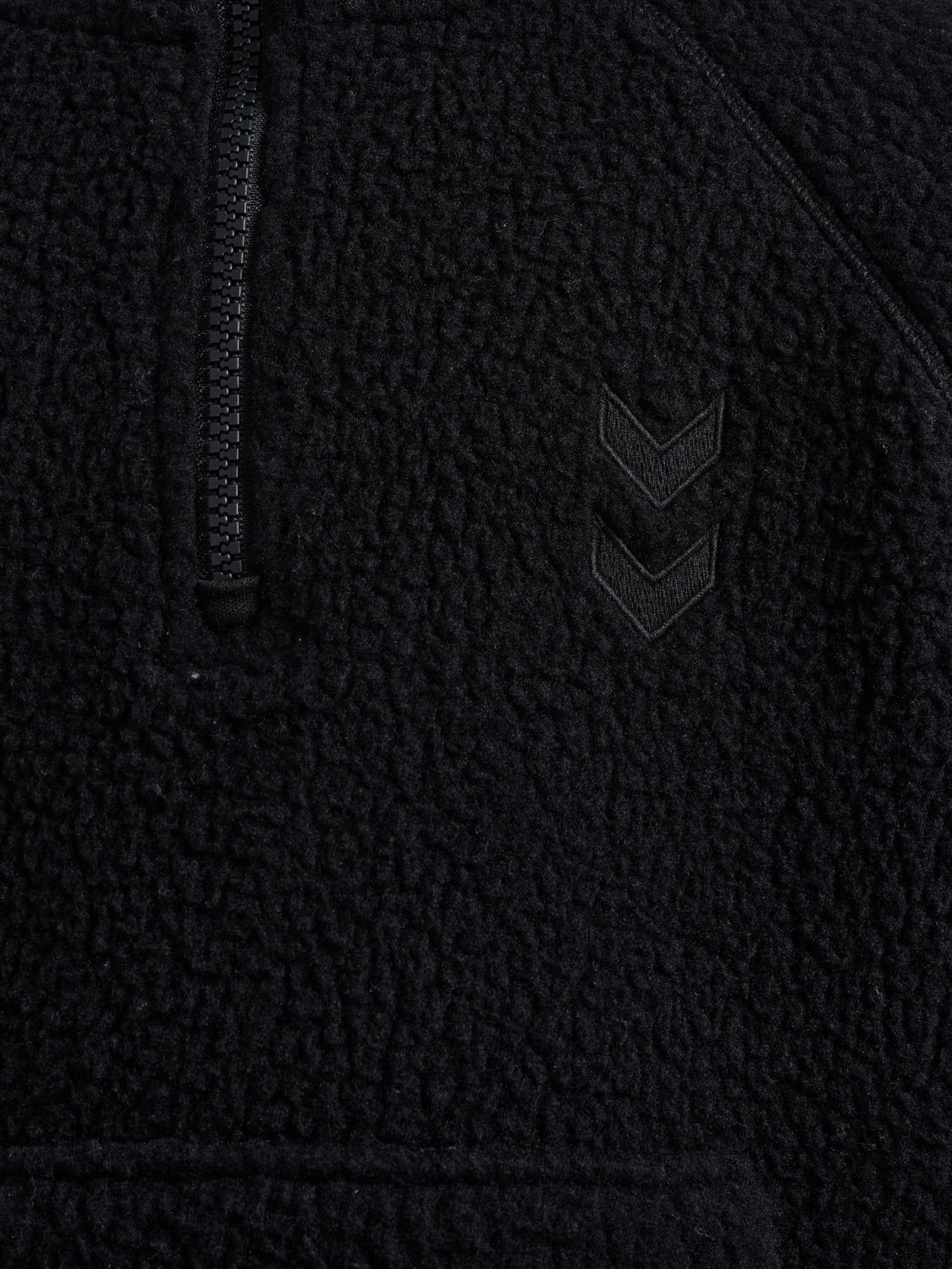 hmlJR MARTINI HALF ZIP JACKET, BLACK BEAUTY, packshot