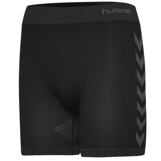 HUMMEL FIRST SEAMLESS SHORT TIGHTS WOMEN, BLACK HUMMEL FIRST SEAMLESS SHORT TIGHTS WOMEN, BLACK, packshot