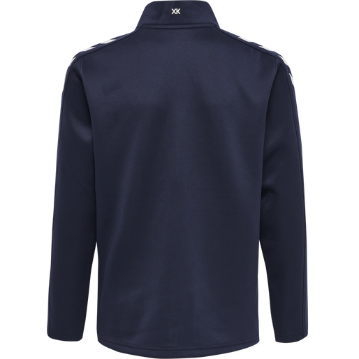 hmlCORE XK POLY ZIP SWEAT KIDS, MARINE, packshot