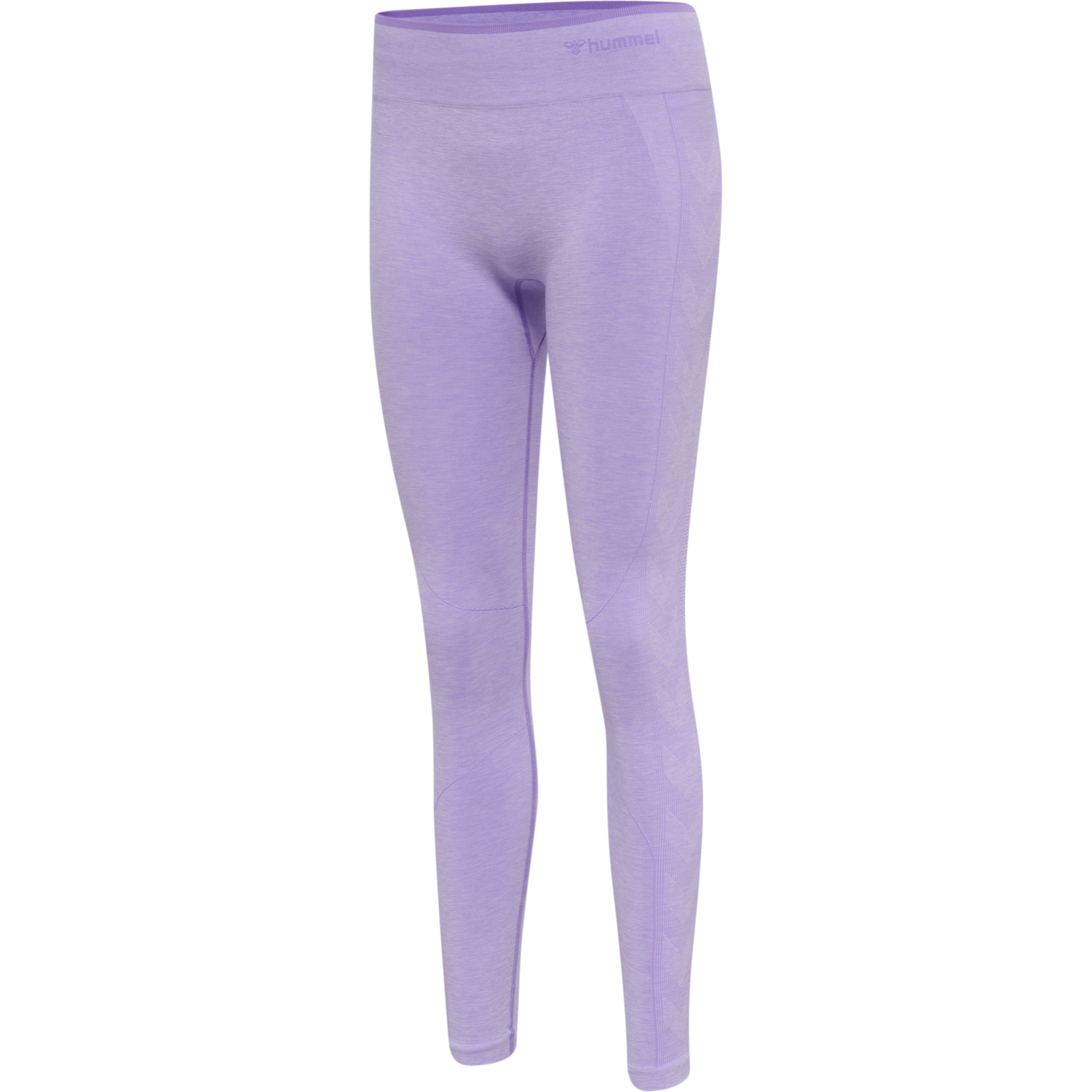 hmlMT UNA SEAMLESS MID WAIST TIGHTS, LAVENDER MELANGE, packshot