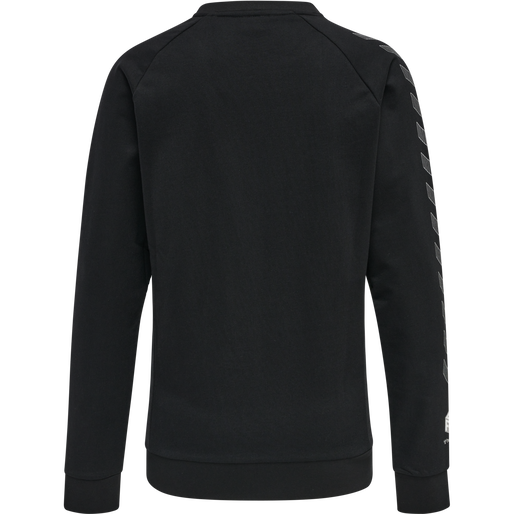 hmlMOVE GRID COTTON SWEATSHIRT WOMA, BLACK, packshot