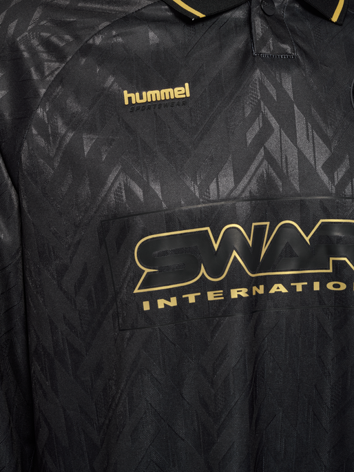 hmlLOOSE BAY SOCCER JERSEY L/S, BLACK hmlLOOSE BAY SOCCER JERSEY L/S, BLACK, packshot