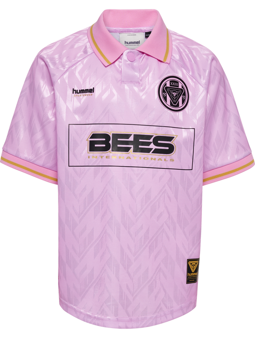 hmlJR LOOSE BAY SOCCER JERSEY S/S, PASTEL LAVENDER, packshot