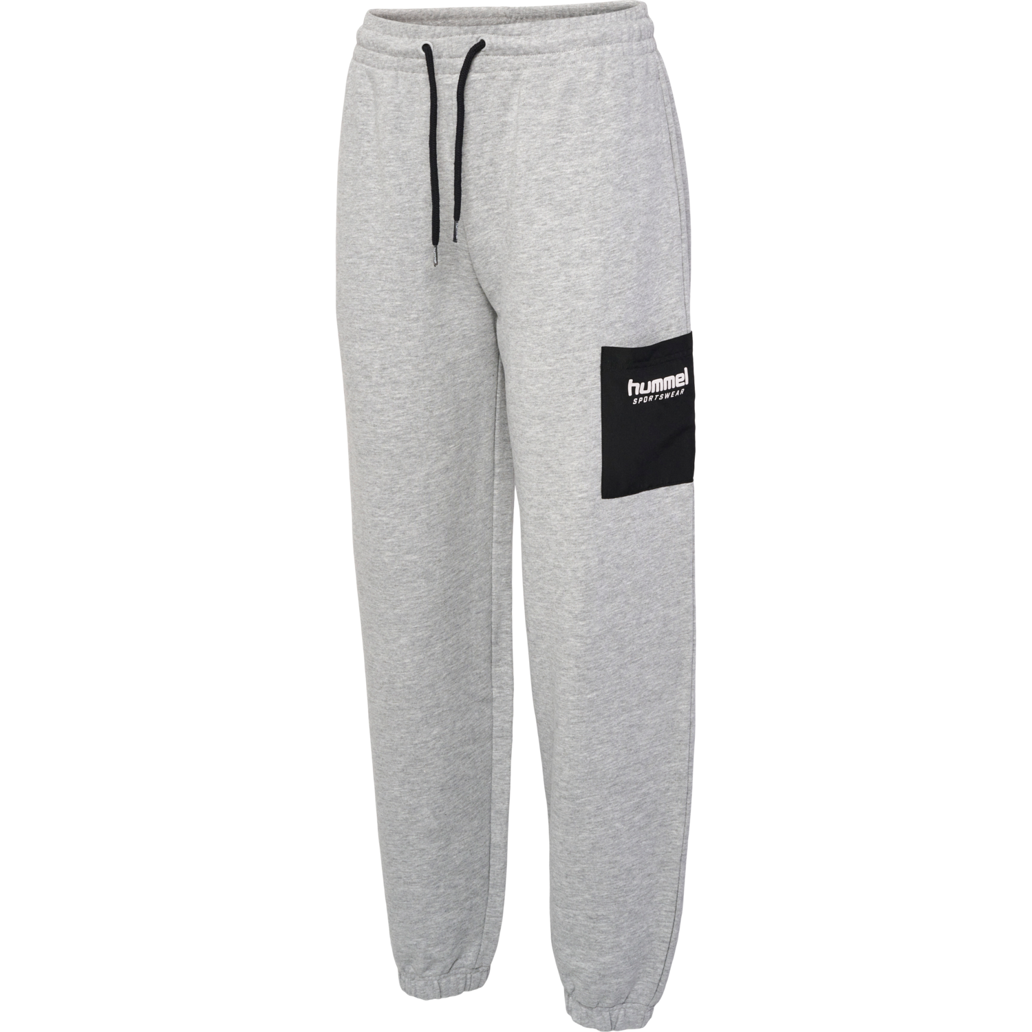 hmlLGC DACIA LOOSE PANTS, GREY MELANGE, packshot
