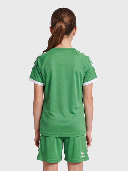 hmlCORE VOLLEY TEE KIDS, JELLY BEAN, model