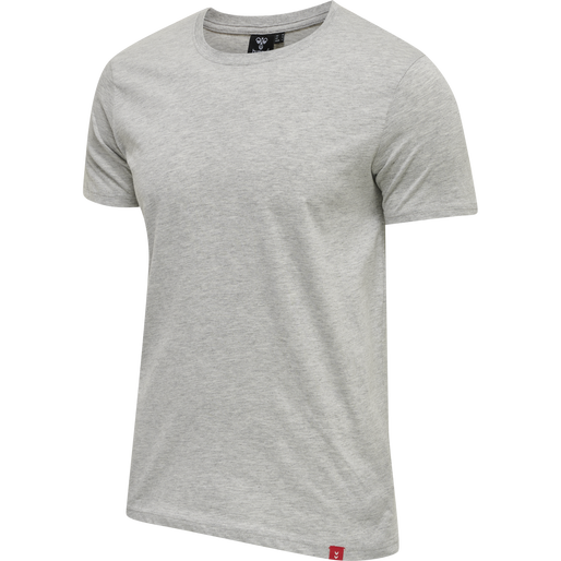 hmlLEGACY 2-PACK T-SHIRT, GREY MELANGE/BLUE NIGHTS hmlLEGACY 2-PACK T-SHIRT, GREY MELANGE/BLUE NIGHTS, packshot