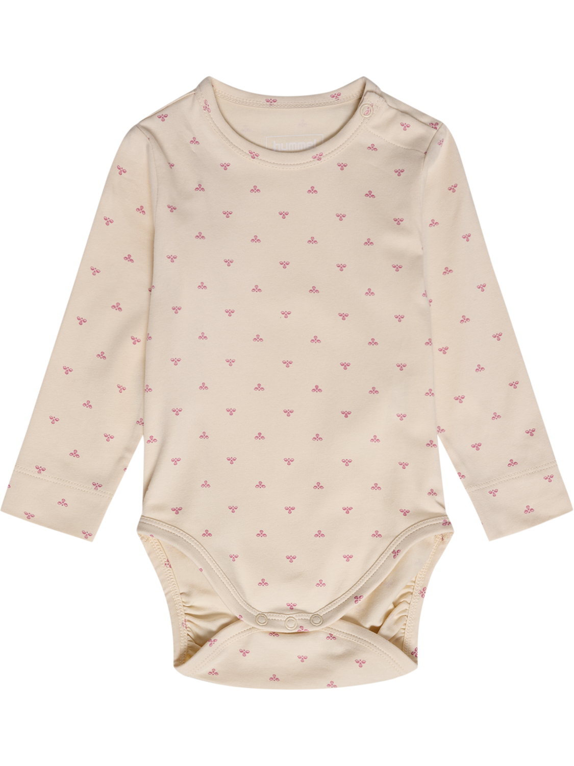 hmlMINI BEE AOP BODY L/S, WHITECAP GRAY, packshot