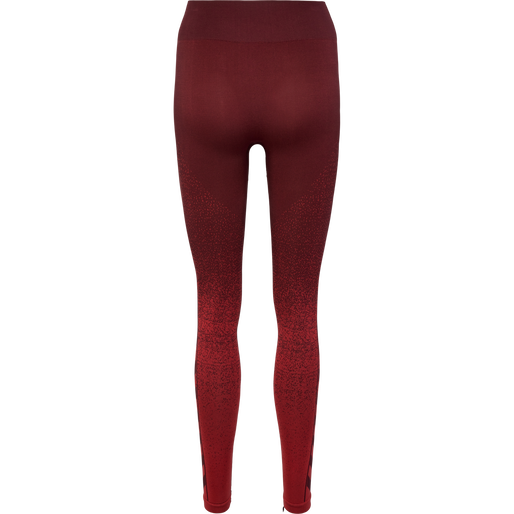 hmlMT FADE SEAMLESS MW TIGHTS, BITTER CHOCOLATE/MINERAL RED, packshot