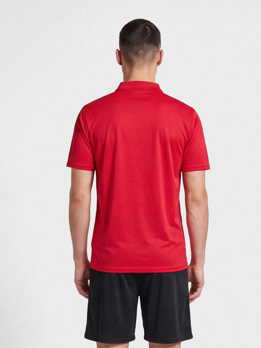 hmlESSENTIAL POLO, TRUE RED, model