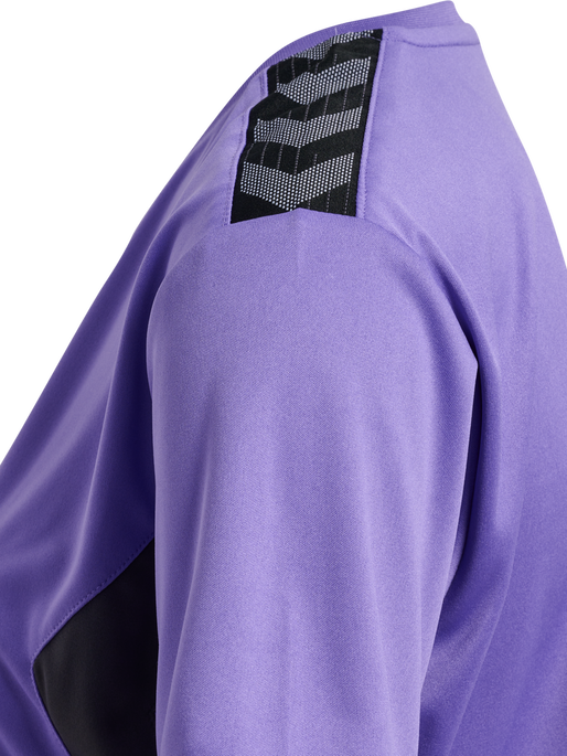 hmlAUTHENTIC PL JERSEY S/S WOMAN, DAHLIA PURPLE/ASPHALT, packshot