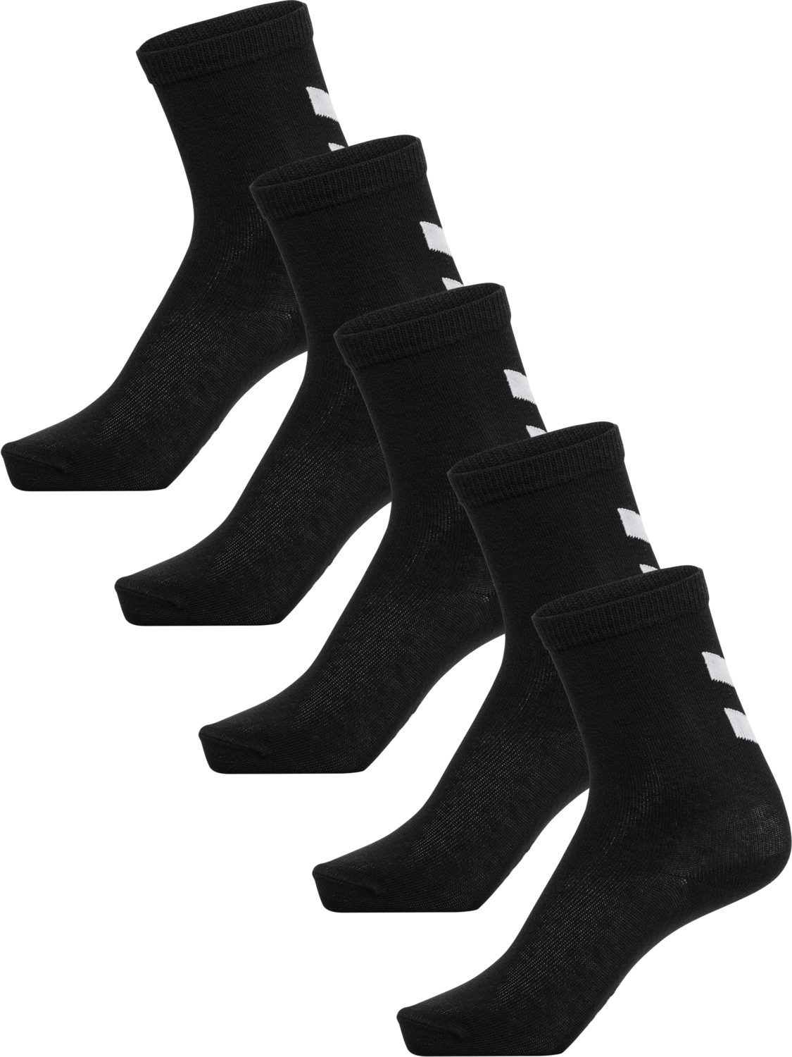 hmlMAKE MY DAY SOCK 5-PACK, BLACK, packshot