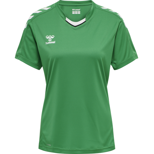 hmlCORE XK POLY JERSEY S/S WOMAN, JELLY BEAN, packshot