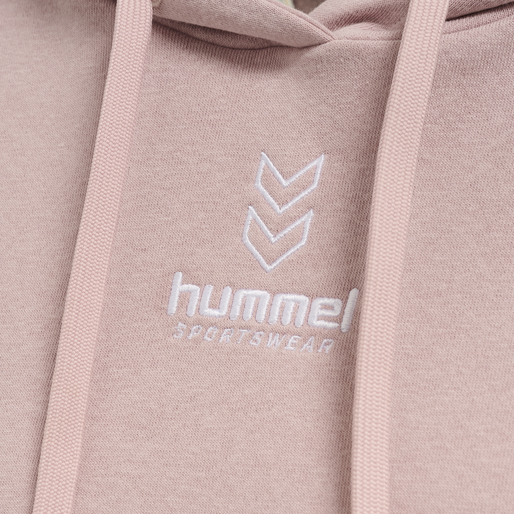 hmlOLIVIA HOODIE, CHALK PINK, packshot