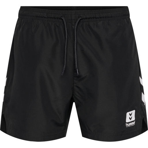 hmlAIKO SHORT BOARD SHORTS, BLACK, packshot