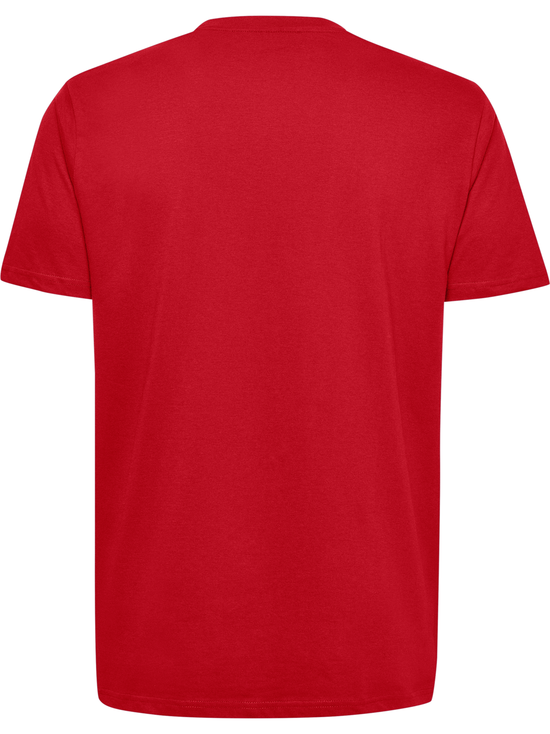 HUMMEL GO COTTON LOGO T-SHIRT S/S, TRUE RED, packshot