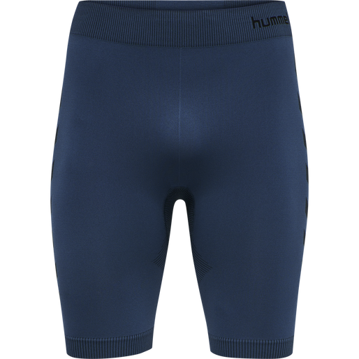 HUMMEL FIRST SEAMLESS TR SHT TIGHTS, DARK DENIM, packshot