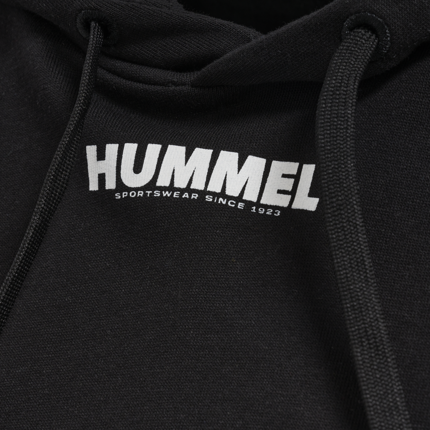 hmlLEGACY WOMAN CROPPED HOODIE, BLACK, packshot