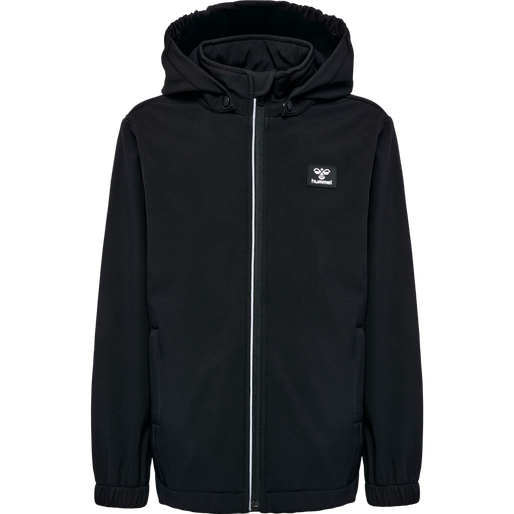 hmlMARS SOFTSHELL JACKET, BLACK hmlMARS SOFTSHELL JACKET, BLACK, packshot