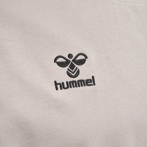 hmlMOVE GRID COTTON T-SHIRT S/S, ASH, packshot