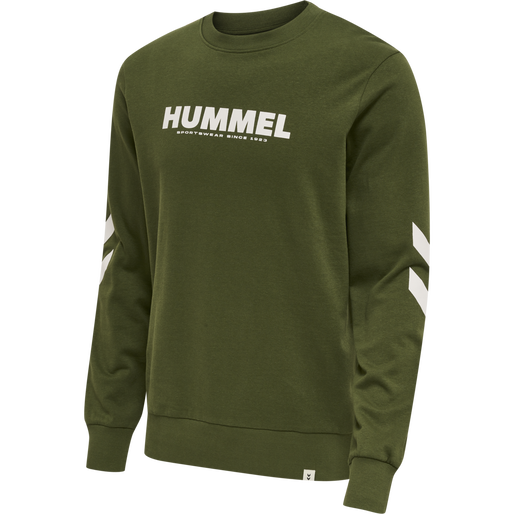 hmlLEGACY SWEATSHIRT, RIFLE GREEN, packshot