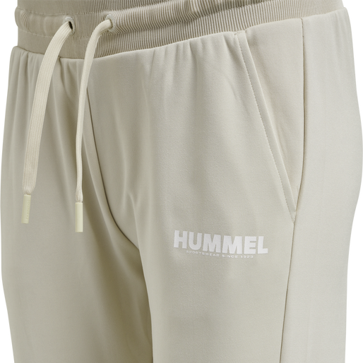 hmlLEGACY POLY WOMAN REGULAR PANTS, PUMICE STONE, packshot