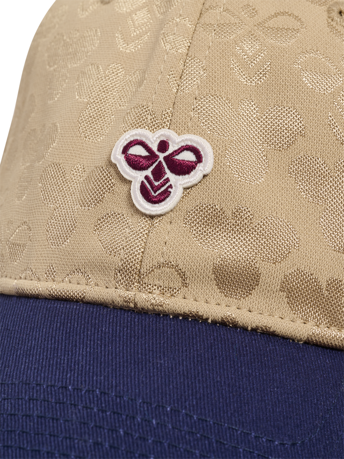 hmlBASEBALL CAP BEE AOP, CORNSTALK, packshot