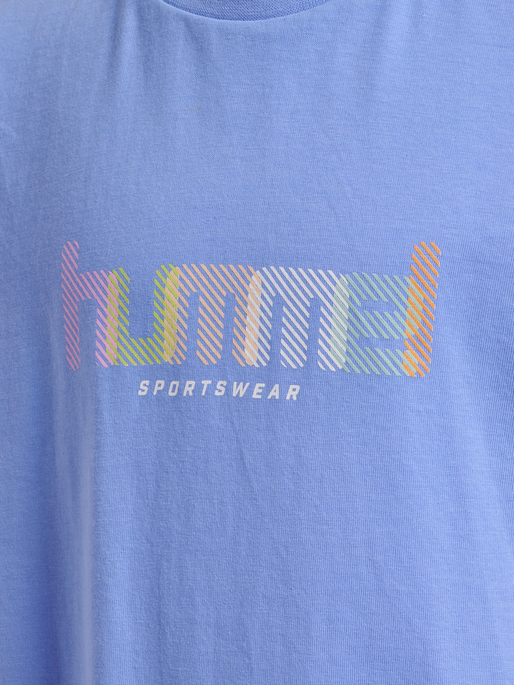hmlAGNES T-SHIRT S/S, HYDRANGEA, packshot