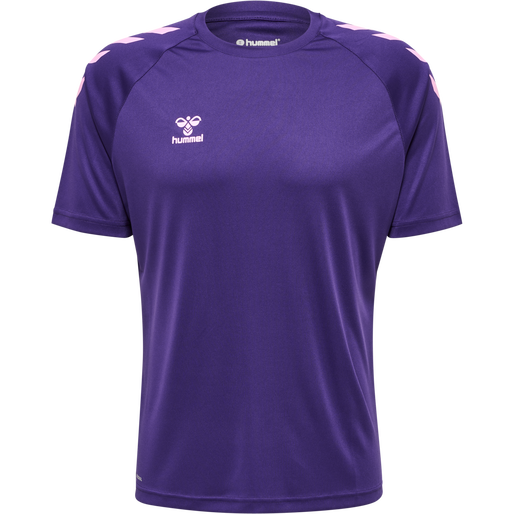 hmlCORE XK CORE POLY T-SHIRT S/S, ACAI, packshot