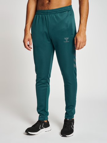 hmlCORE XK TRAINING POLY PANTS, !SEA MOSS, model