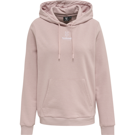 hmlOLIVIA HOODIE, CHALK PINK, packshot