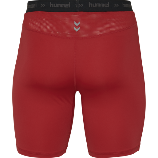 HUMMEL FIRST PERFORMANCE TIGHT SHORTS, TRUE RED, packshot